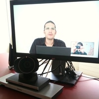 testing our new video conf setup