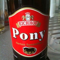 Pony Beer From Lucerne for todays Apero. yeah!