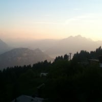 evening view from the rigi