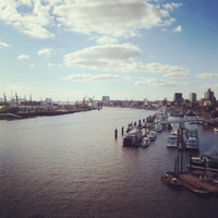 Hamburg Harbour.
