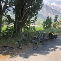 Bad and good luck today in our #roadtrip2020 through Valais.
