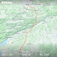 Day 3 of #liipbikegrandtour with the longest distance. From Berne to Basel. With local pacemaker Joel this time.