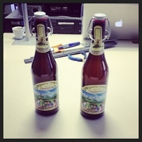 the job applicant actually brought beers! and even the right one. hired ;) /cc @nicam