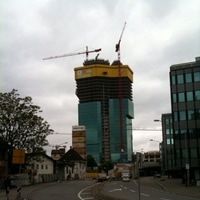 and the Freitag tower suddenly feels so small.