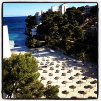 our view from the balcony