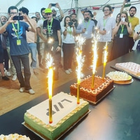 15 years liip birthday cake.  To another 15 years or even more ;)