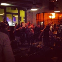 karaoke at the @localch Xmas party.