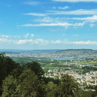 Almost too warm to bike, but a fantastic view