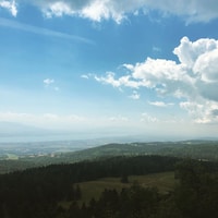 Lake Geneva. Far away.