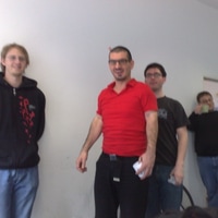 the queue for coffee