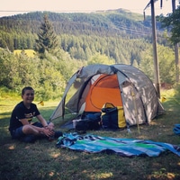 Tent is up! #roadtrip2020