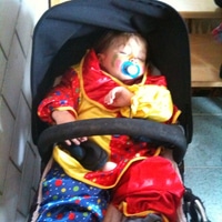sleeping clown