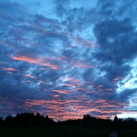 quite dramatic sunset