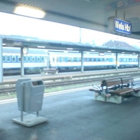 Changing trains early in the morning