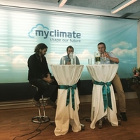 @myclimate cloud lunch about sustainable food. Interesting topic.