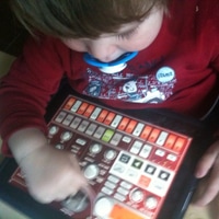 DJ J and his Korg