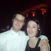 At nathalie and adi's after wedding party