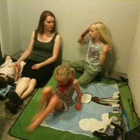 Safe from the storm and torrents