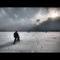 yesterday on the frozen lake