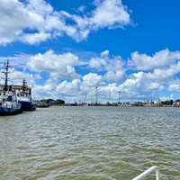 Day 2 Glückstadt - Brunsbüttel - windy. And some rain #northseabiketour23