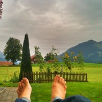 lying in the countryside