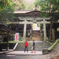 Shrine in a beautiful forest