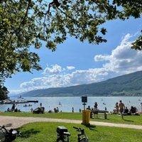 Reached the next lake.