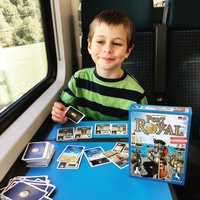 A great card game. J approves.