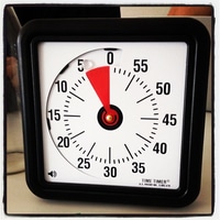 cool Timebox clock at Liip Lausanne.