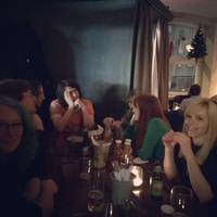 half of the @liip Team Lego xmas Dinner