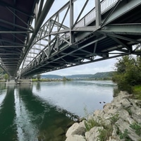 2 months later than planned, we finished the whole Aare Bike Tour and reached the Rhine \o/