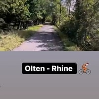 Last part.  Aare bike Tour. Finally.  Olten - Rhine