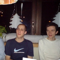 Tobi zwischen zwei gc fans :)