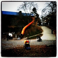 on the freezing  playground