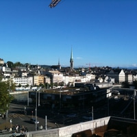 great view from top of hauptbahnhof