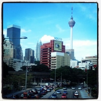 We made it to Kuala Lumpur