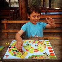 Playing "der kleine Drache Kokosnuss" ;)