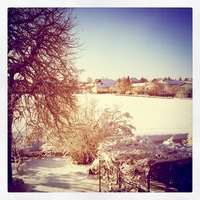 very snowy in northern central switzerland