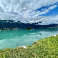 Made it to the lake and next camping. Lost the iPhone in the way. Realized only ~2km later. Back and forth. Yay ;) but at least no rain right now and wonderful view.