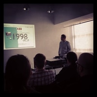 @jcfischer talking about HTML and beyond #one12