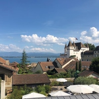 Our last station and hotel view. Not bad :)