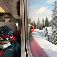 Bye bye, snow and alps.