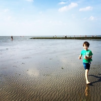 North Sea. 28° (but just for today "that" warm)