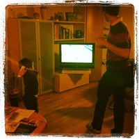 playing the wii