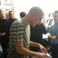 @ebii and the lava lamp (still wrapped)