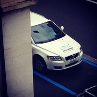 a Car from my hometown in front of our office. am I being followed? ;)